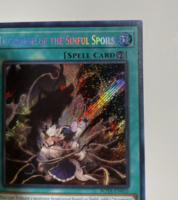 Yu-Gi-Oh! Deception of the Sinful Spoils ROTA-EN055 1st Edition Secret Rare NM - Image 5