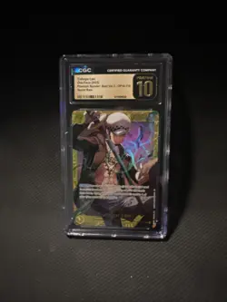 CGC Pristine 10 BANDAI 2024 ONE PIECE TCG OP10-119 Trafalgar D. Water Law - Image 1