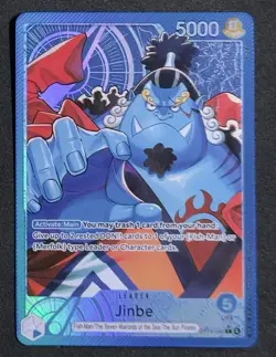 Jinbe (Alternate Art) Leader The Azure Sea's Seven OP14-040 Mint One Piece - Image 1