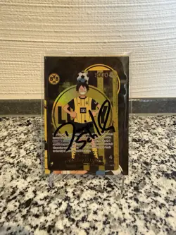 One Piece x BVB Dortmund Promo Karte ST13-003 Monkey D Luffy Sealed English - Image 1