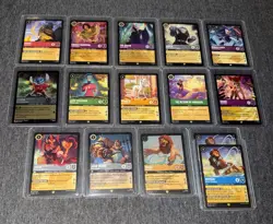 Disney Lorcana TCG lot of 16 Legendary Cards - Image 1