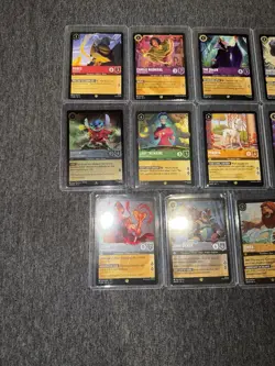 Disney Lorcana TCG lot of 16 Legendary Cards - Image 2