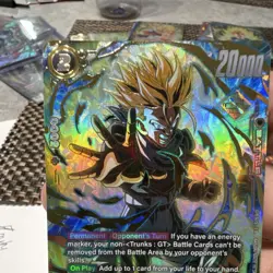 Dragon Ball Super Card Game Trunks GT Battle SR Foil FB04-114 - Image 4
