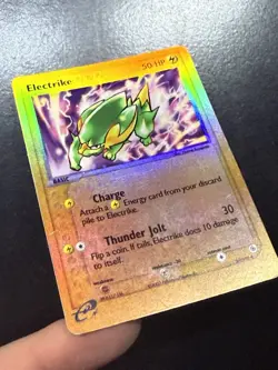 Electrike 30/109 - EX Ruby & Sapphire Set, Reverse Holo Rare Pokemon Card - LP - Image 3