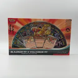 Pokemon TCG: Blaziken ex & Volcanion ex Premium Collection Cards 2025 Sealed - Image 1