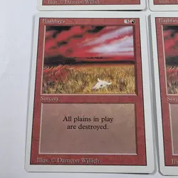 Flashfires x4 [Revised Edition] Playset Vintage Magic MTG Cards LP - Image 2