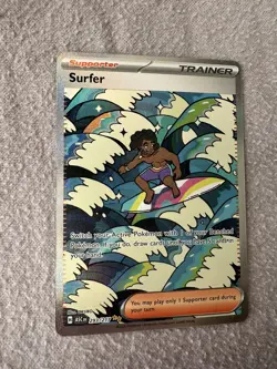 Surfer 293/217 Ascended Heroes Mega Evolution Pokemon Card SIR - Image 1