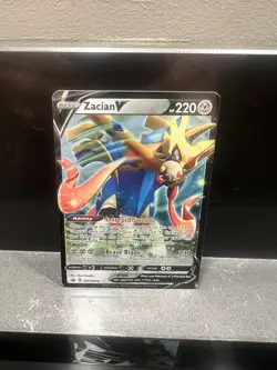 Zacian V SWSH018 - SWSH Black Promo - Pokemon Card - Near Mint - Image 1
