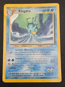 Kingdra Neo Revelation 19/64 Rare Regular Unlimited Pokemon Card - Image 1
