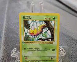 Pokemon TCG Weedle Card 69/102 Base Set 1st Edition Common LP Vintage 1999 WotC - Image 4
