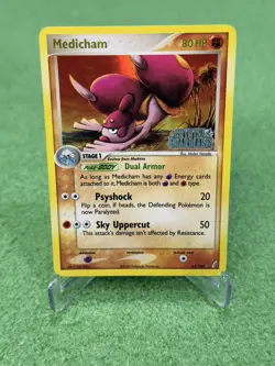 Pokemon TCG English Card ex Crystal Guardians Medicham 25/100 Reverse Holo - Image 1