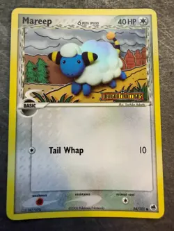 Mareep Pokemon Card Dragon Frontiers 54/101 Holo LP - Image 1