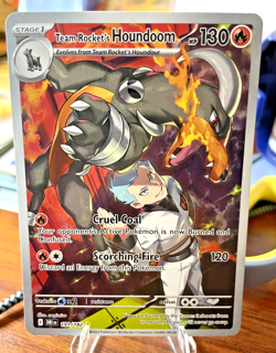 Pokemon Card -Team Rocket's Houndoom 191/182- Destined Rivals- Illustration Rare - Image 3