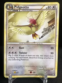 Pidgeotto 47/102 Non-Holo HS Triumphant Pokemon Card 2010 - Image 1