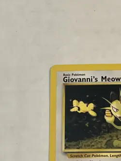 VTG Pokemon TCG Giovanni's Meowth 43/132 Gym Challenge Non Holo Unlimited LP - Image 4