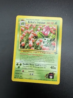 Pokemon TCG Gym Challenge Erika's Ivysaur Card 41/132 Unlimited Uncommon LP+ - Image 3