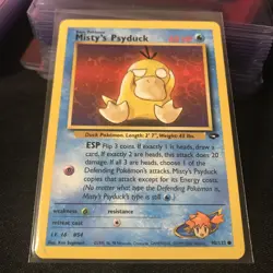 Pokemon Misty's Psyduck Gym Challenge Unlimited 90/132 LP - Pokemon TCG - Image 1