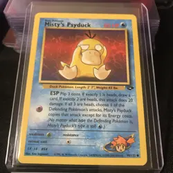 Pokemon Misty's Psyduck Gym Challenge Unlimited 90/132 LP - Pokemon TCG - Image 3
