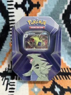 Lot of 2 Pokemon Triple Whammy Tins - Tyranitar Darkrai - Factory Sealed - Image 3