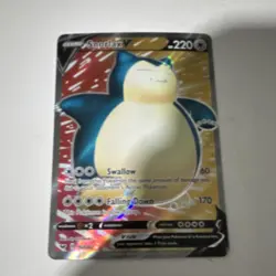 Pokemon Snorlax V Full Art Ultra Rare Holo 197/202 Sword & Shield 220 HP - Image 1