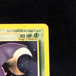 Pokemon TCG Crobat Holo Neo Revelation Rare Card 4/64 - Image 3