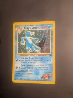 Misty's Golduck 12/132 Gym Challenge Holo Rare WOTC Pokemon Card HP - Image 1