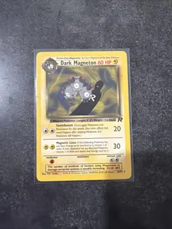 Pokemon TCG Dark Magneton 28/82 Team Rocket Regular - Image 1