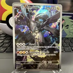 Pokemon TCG N's Zekrom 031 MEP Full Art Holo Promo Ascended Heroes ETB 2026 NM - Image 2