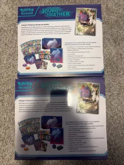 Pokemon S&V Journey Together POKEMON CENTER EXCLUSIVE ETB Lot of 2 Sealed Boxes - Image 2