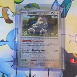 Pokemon - Snorlax 143/165 - Scarlet & Violet 151 - Reverse Holo - Near Mint - Image 1