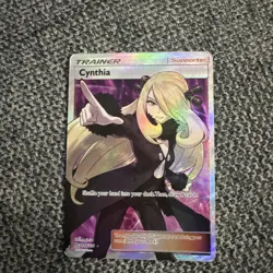 Pokemon TCG Cynthia Trainer 148/156 Sun & Moon Ultra Prism - Image 2