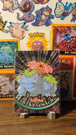 topps Pokemon TV Animation Edition Series 1 Textured Holofoil #03 Venusaur #3-LP - Image 1