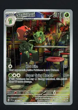 Scovillain 202/198 Scarlet & Violet Base Illustration Rare Pokemon TCG - Image 1