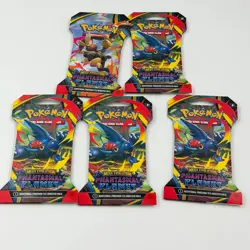 Pokemon Phantasmal Flames Sleeved Booster Pack x5 - Image 1
