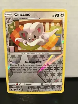 Cinccino 86/111 Reverse Holo Uncommon Pokemon Crimson Invasion - Image 1