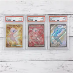PSA 10 Mew EX 151 208/165 UR 195/165 SR 327/190 SSR 3 Sequential set Japanese - Image 1
