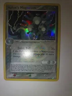 Pokemon TCG Holon's Magneton EX Delta Species 22/113 Reverse Holo Rare Stage 1 - Image 1