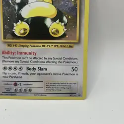 Snorlax XY179 Holo XY Black Star Promo Pokemon TCG Excellent - Image 3