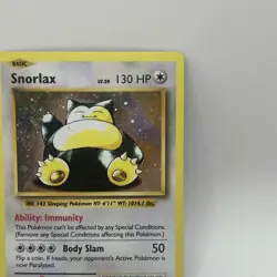 Snorlax XY179 Holo XY Black Star Promo Pokemon TCG Excellent - Image 4