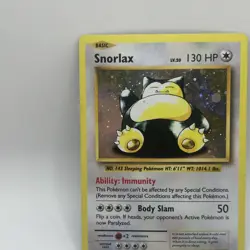 Snorlax XY179 Holo XY Black Star Promo Pokemon TCG Excellent - Image 5