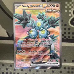 2023 Pokemon Scarlet&Violet Paradox Rift SandyShocks EXSecret DoubleRare 228/182 - Image 1