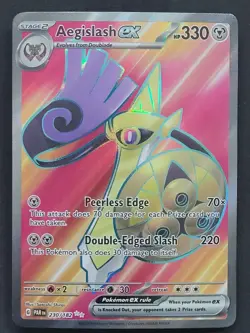Aegislash ex 230/182 Ultra Rare Paradox Rift Pokemon TCG - Image 1