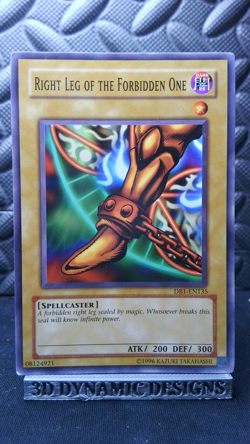 | Yugioh Right Leg of the Forbidden One DB1-EN135 Common Dark Beginning LP 🔥 | - Image 1
