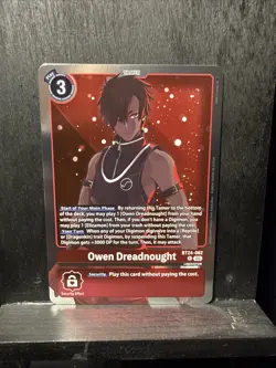Digimon BT24 Time Stranger Bt24-082 Owen Dreadnought Rare Foil Card - Image 2
