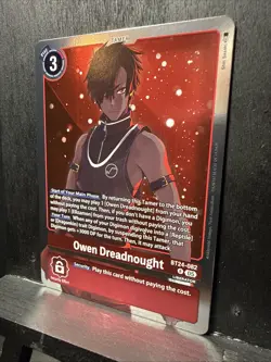Digimon BT24 Time Stranger Bt24-082 Owen Dreadnought Rare Foil Card - Image 3