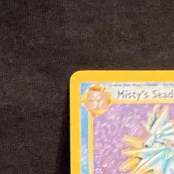 Pokemon TCG Misty's Seadra Holo Rare Card 9/132 1999-2000 Pokemon Gym Heroes - Image 2