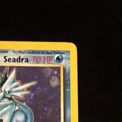 Pokemon TCG Misty's Seadra Holo Rare Card 9/132 1999-2000 Pokemon Gym Heroes - Image 3