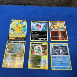 SMALL lot of 6 Holo Rare Reverse V Pokemon Cards Moderately Played See pics. CA - Image 1