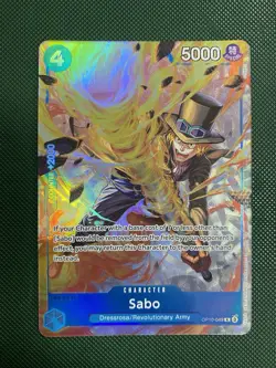 Sabo OP10-049 AA One Piece TCG Promo Card Premium Card Best Selection Vol. 4 - Image 1
