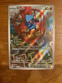 Pokemon 2025 Riolu 010 Lucario ETB Promo Mega Evolutions Card - Image 1